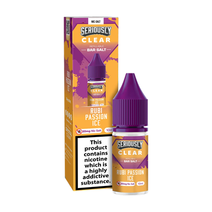 Doozy Seriously Clear 10ml Nicotine Salt - Rubi Passion Ice