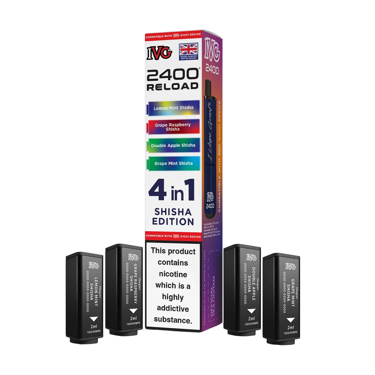 IVG 2400 Replacement Pre-Filled Pods