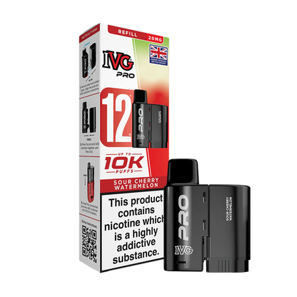 IVG Pro 12 Replacement Pods - Sour Cherry Watermelon