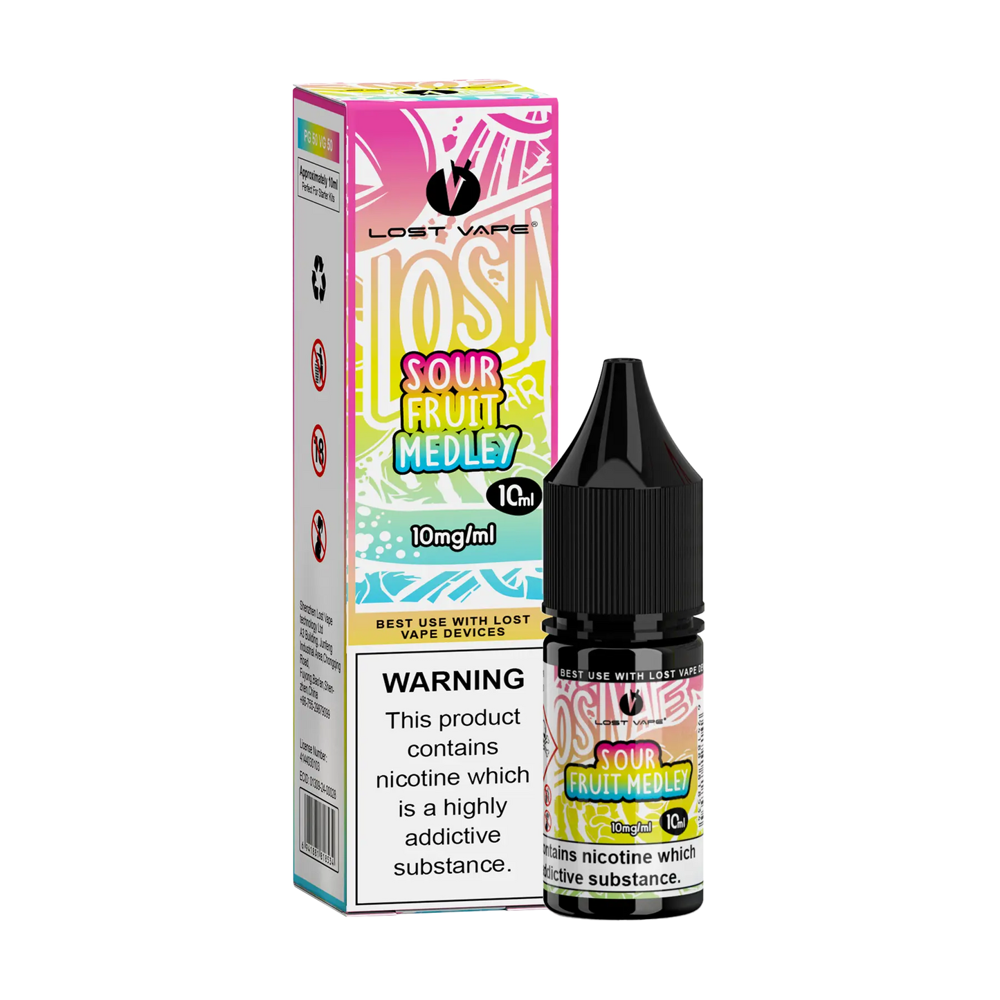 Lost Vape Bar Salts Nicotine Salt - Sour Fruit Medley