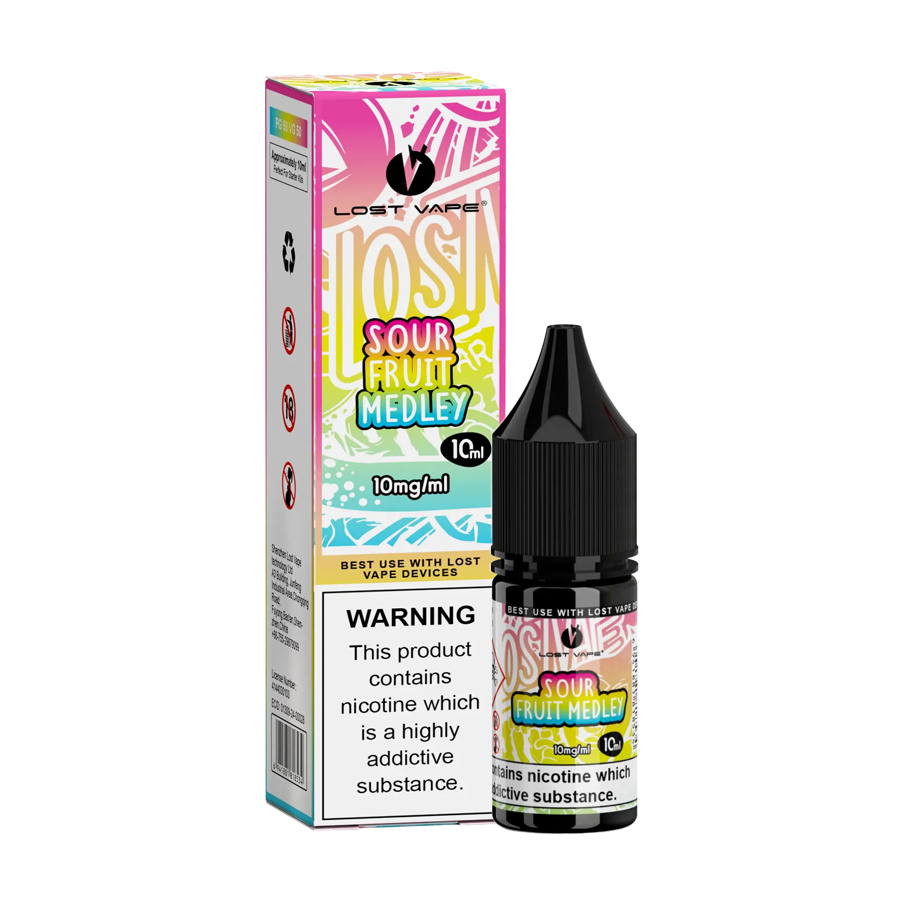 Lost Vape Bar Salts Nicotine Salt - Sour Fruit Medley