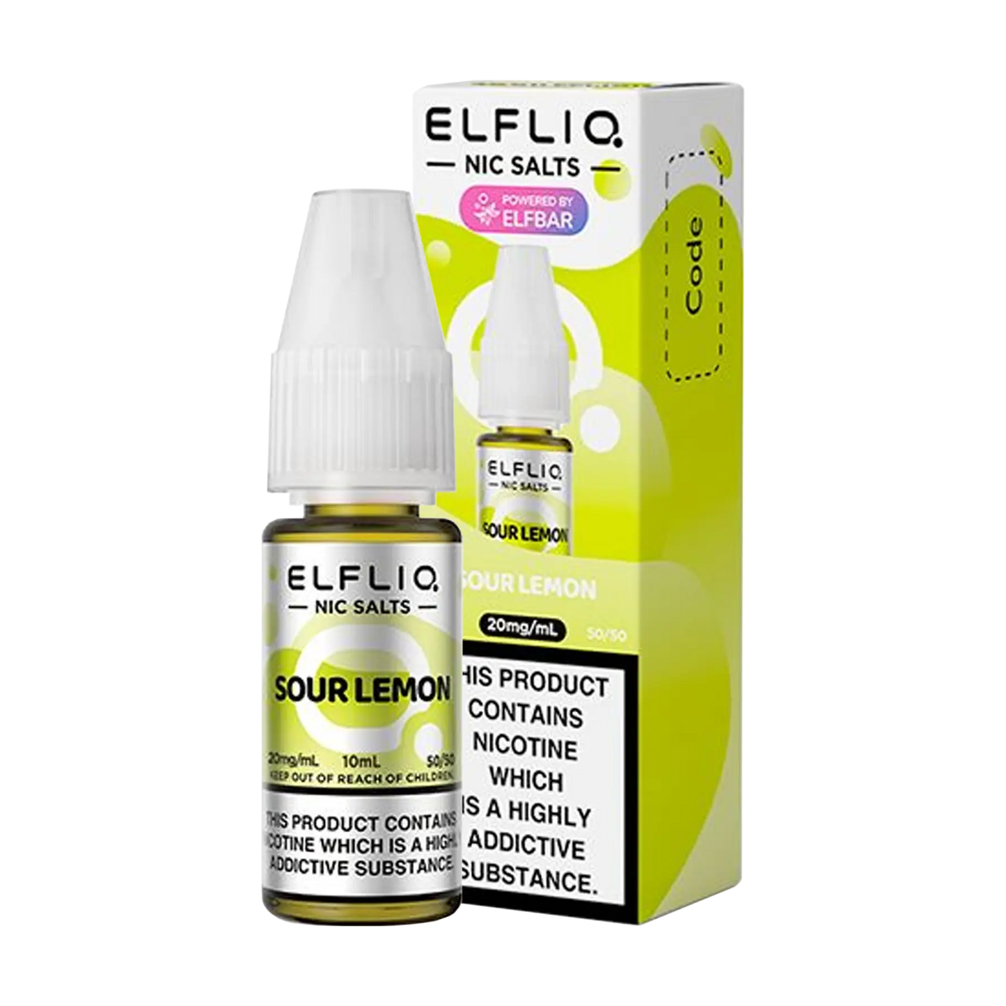 Elfliq 10ml Nicotine Salt - Sour Lemon