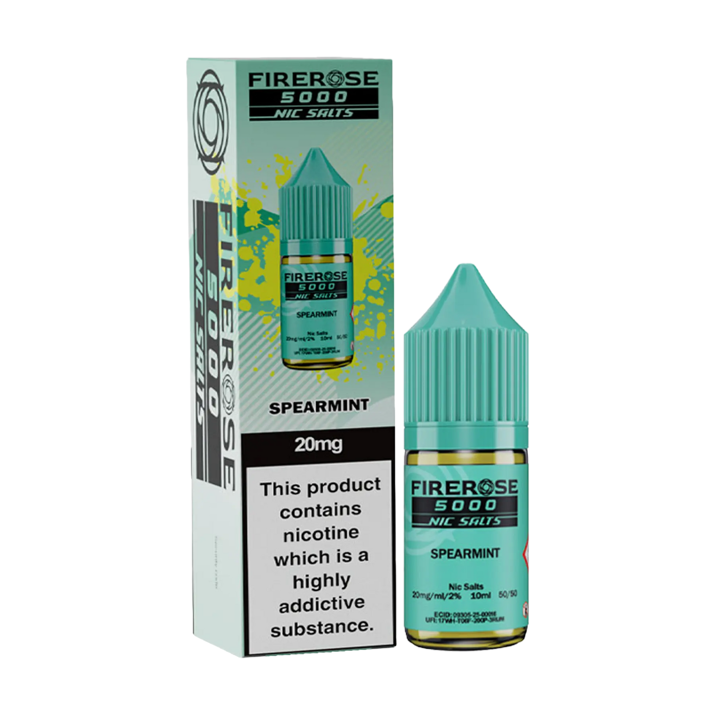 Firerose 5000 10ml Nicotine Salt - Spearmint