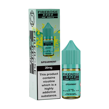 Firerose 5000 10ml Nicotine Salt - Spearmint