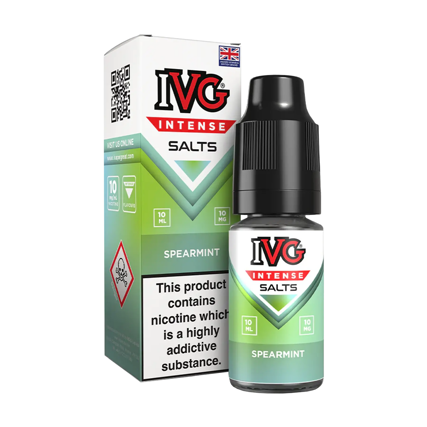 IVG Intense 10ml Nicotine Salt - Spearmint