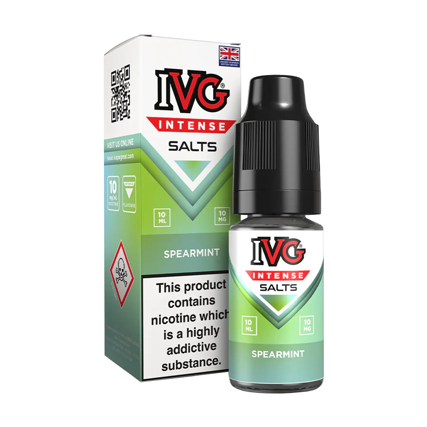 IVG Intense 10ml Nicotine Salt - Spearmint