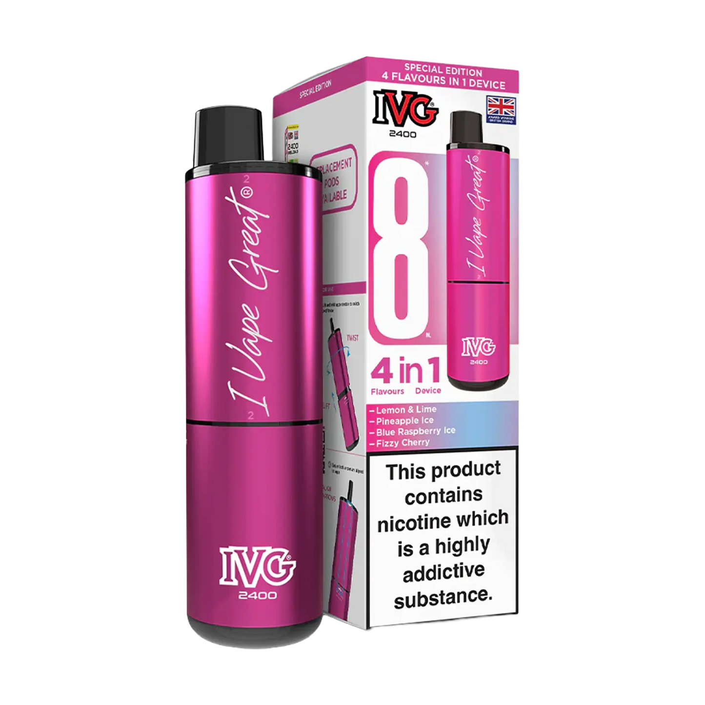 IVG 2400 Prefilled Vape Kit