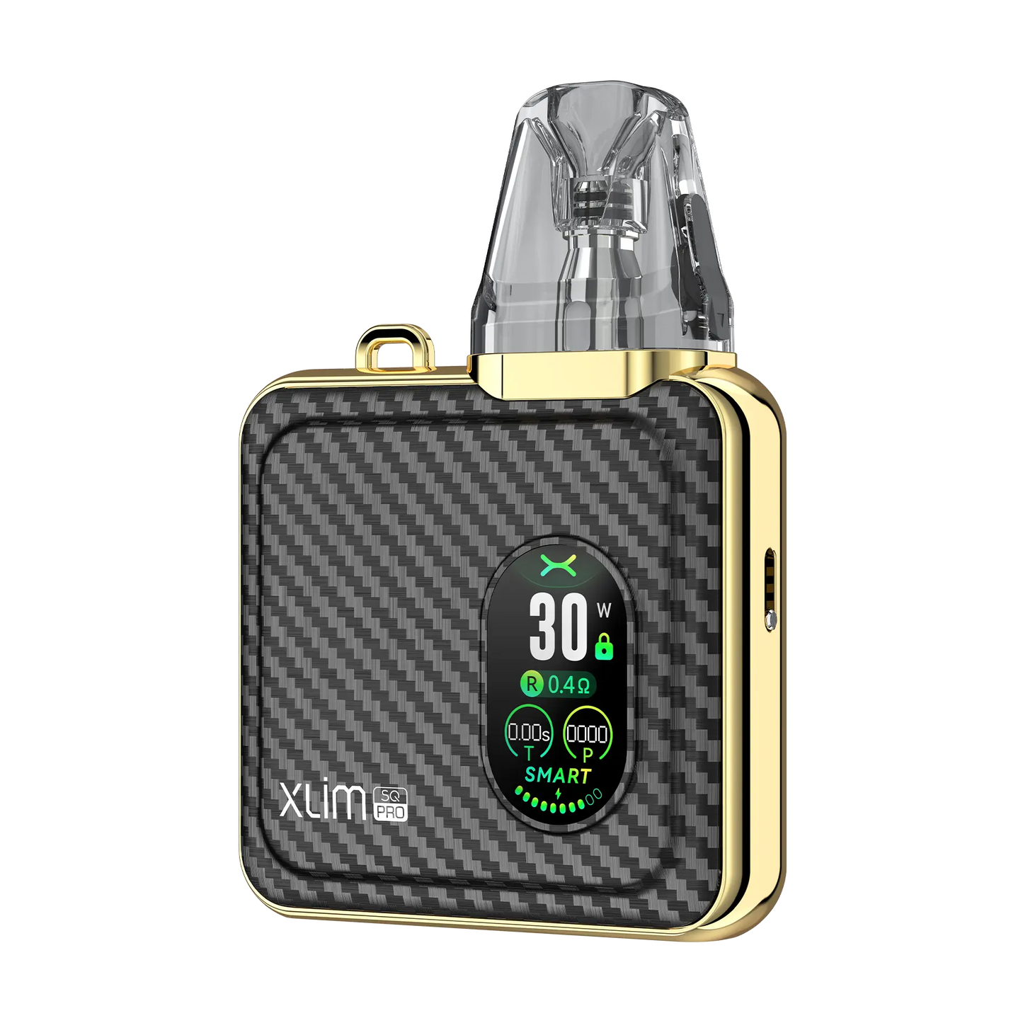 OXVA Xlim SQ Pro Pod Kit - Gold Carbon