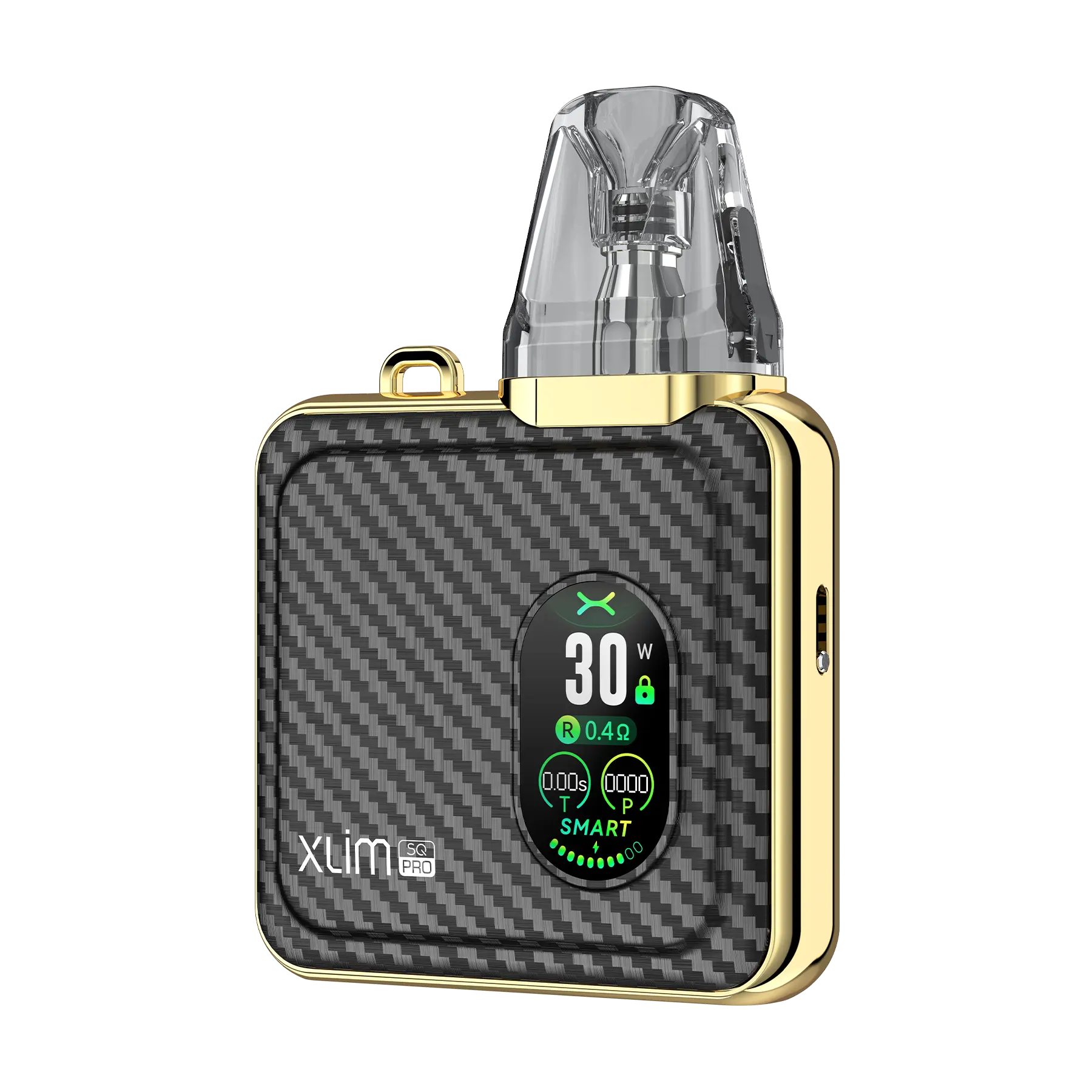 OXVA Xlim SQ Pro Pod Kit - Gold Carbon