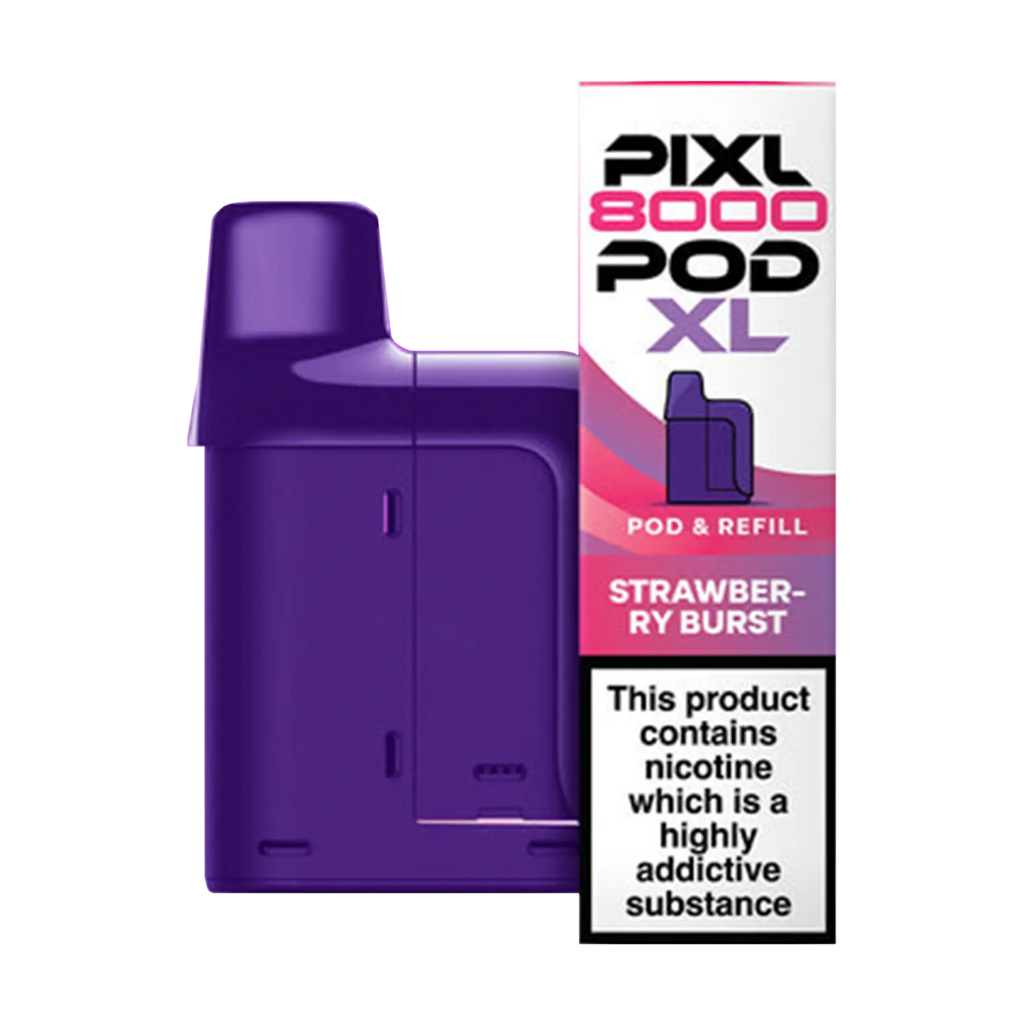 Pixl 8000 Replacement Pods - Strawberry Burst