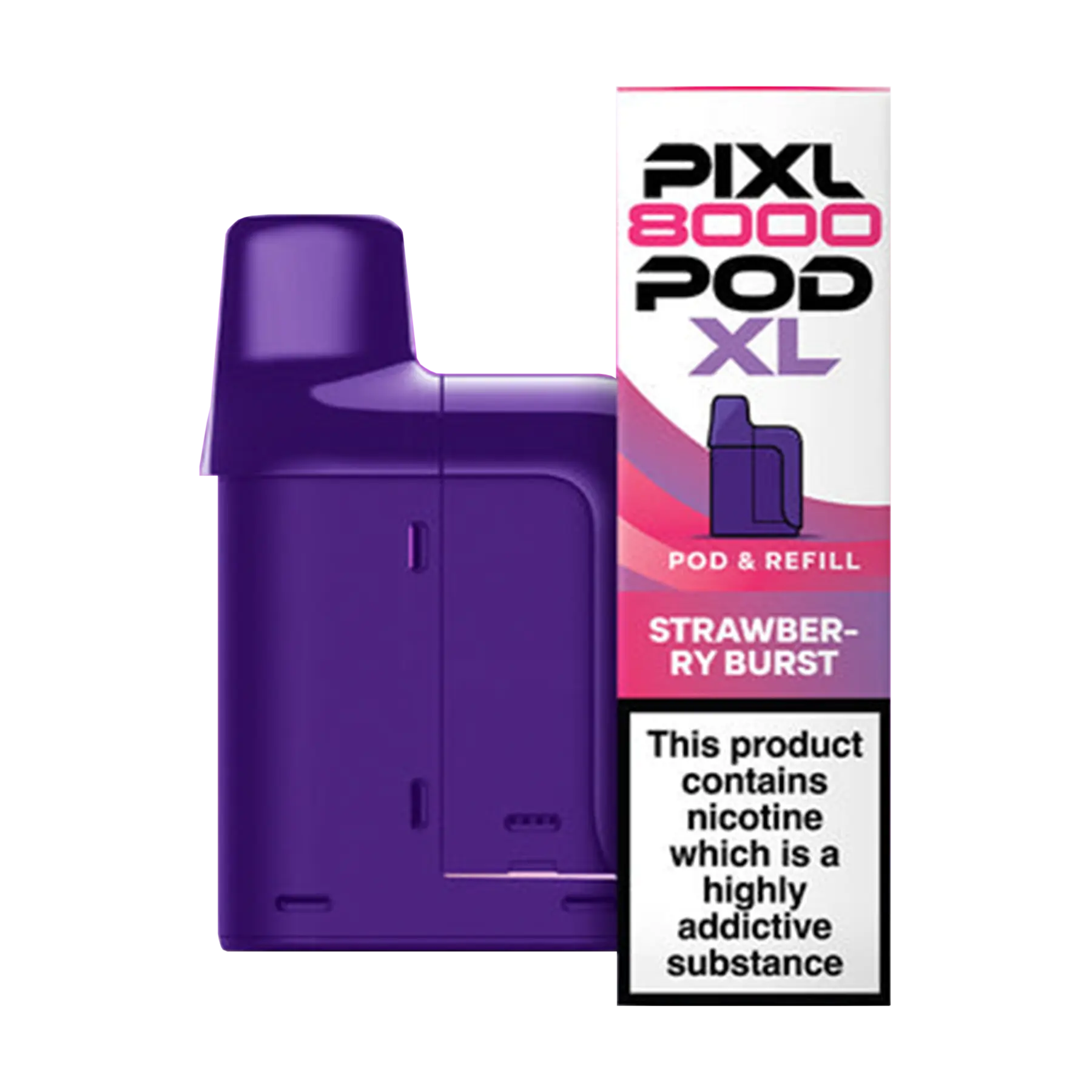 Pixl 8000 Replacement Pods - Strawberry Burst