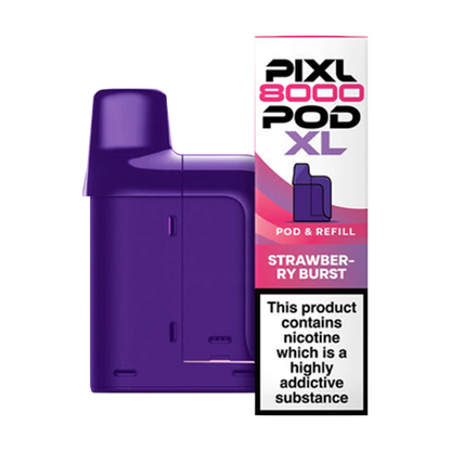 Pixl 8000 Replacement Pods - Strawberry Burst
