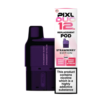 Pixl Duo 12 Replacement Pods - Strawberry Edition