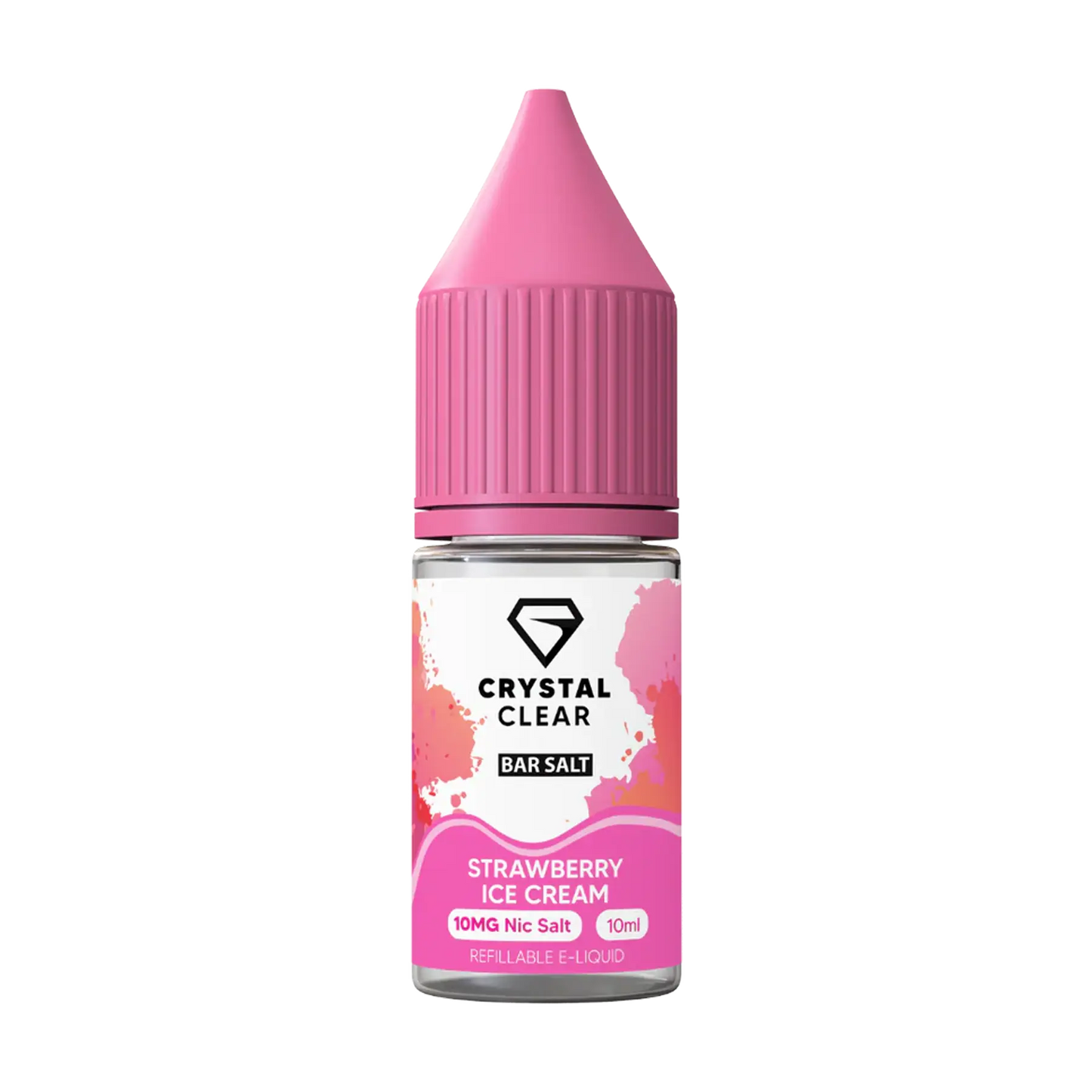 Crystal Clear Bar Salts 10ml E Liquid Nicotine Salt