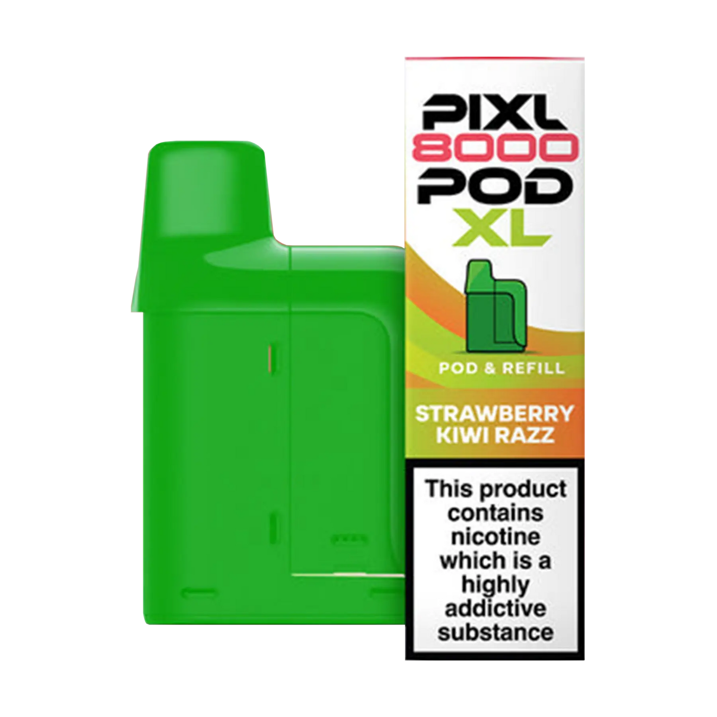 Pixl 8000 Replacement Pods - Strawberry Kiwi Razz