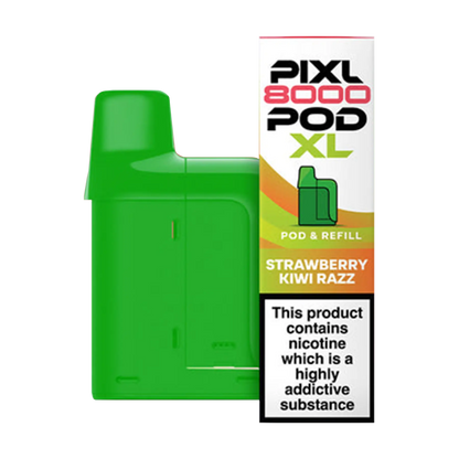Pixl 8000 Replacement Pods - Strawberry Kiwi Razz