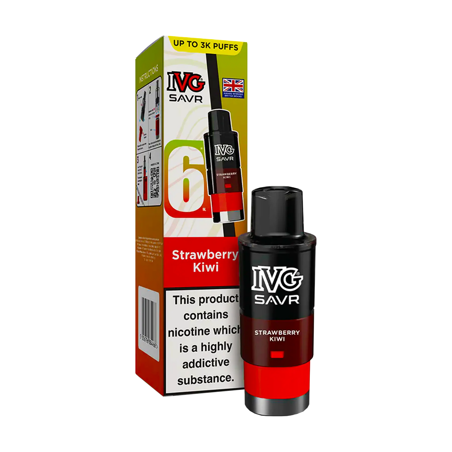 IVG Savr Replacement Pods - Strawberry Kiwi