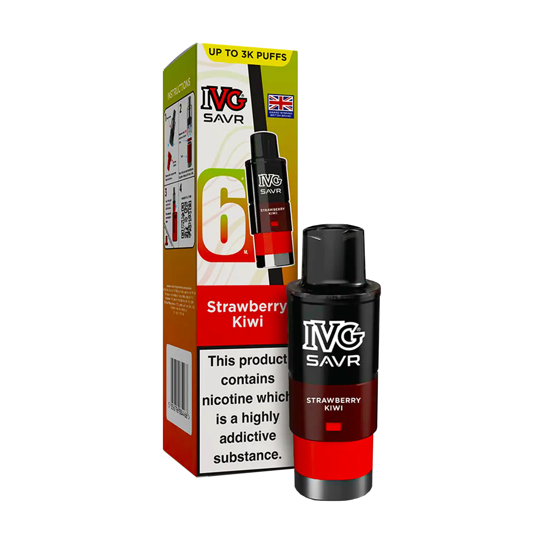 IVG Savr Replacement Pods - Strawberry Kiwi