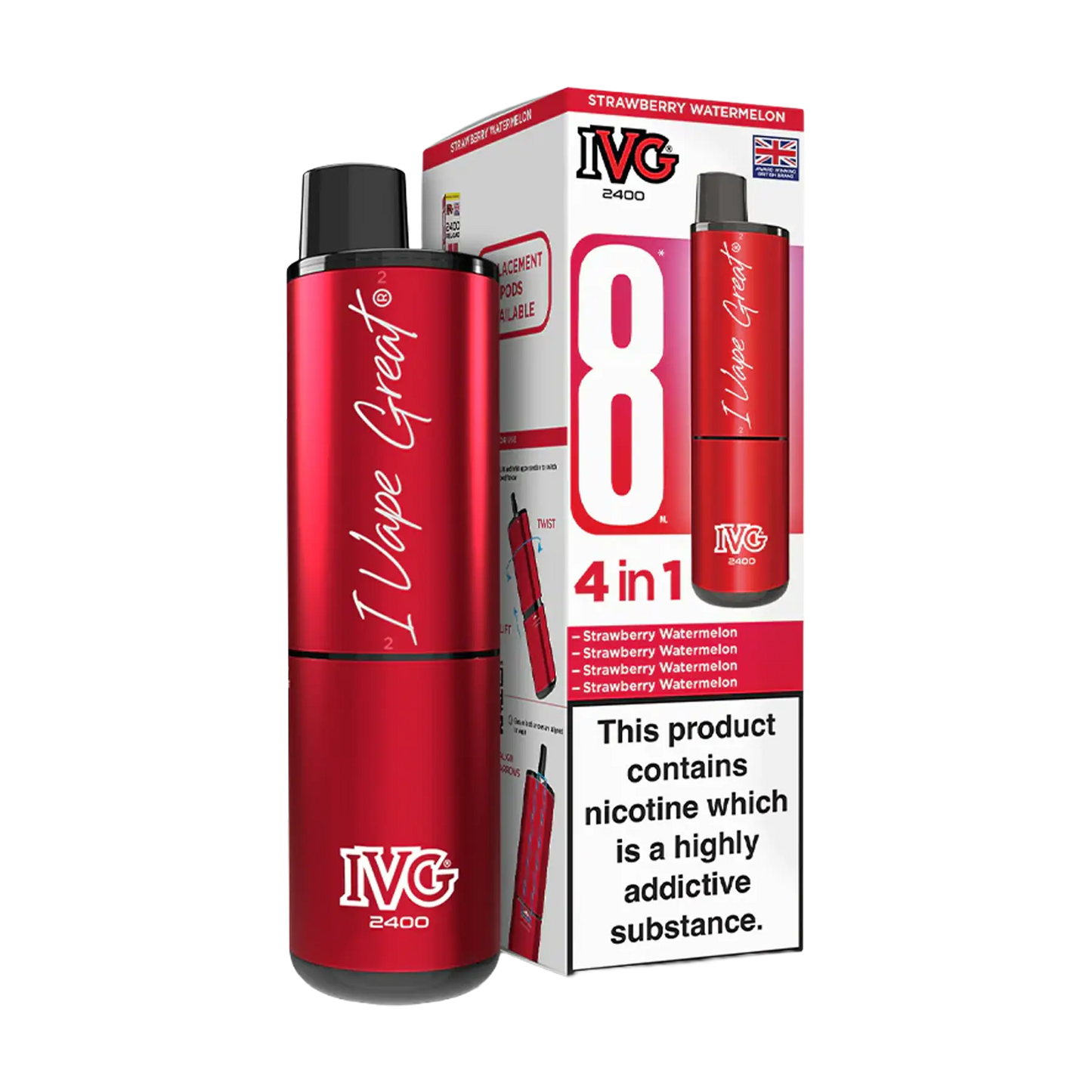 IVG 2400 Prefilled Vape Kit