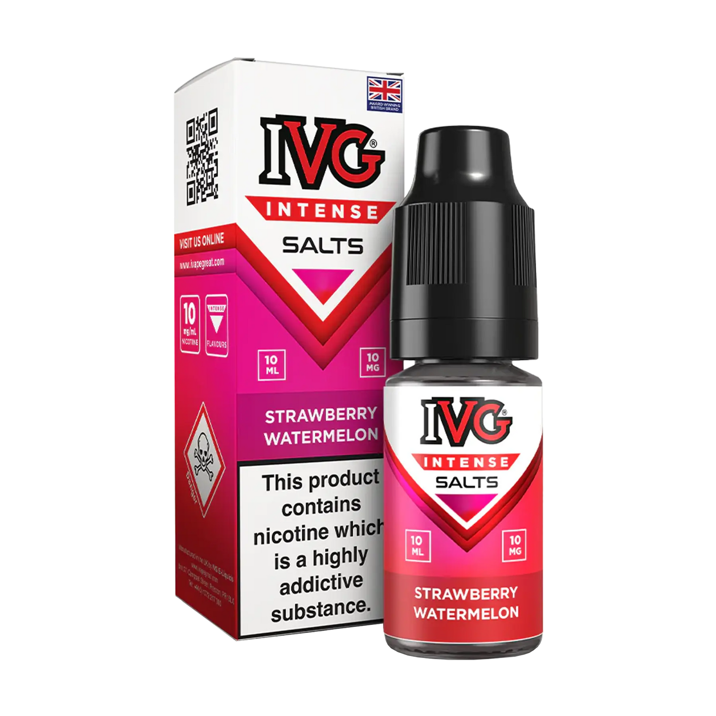 IVG Intense 10ml Nicotine Salt - Strawberry Watermelon