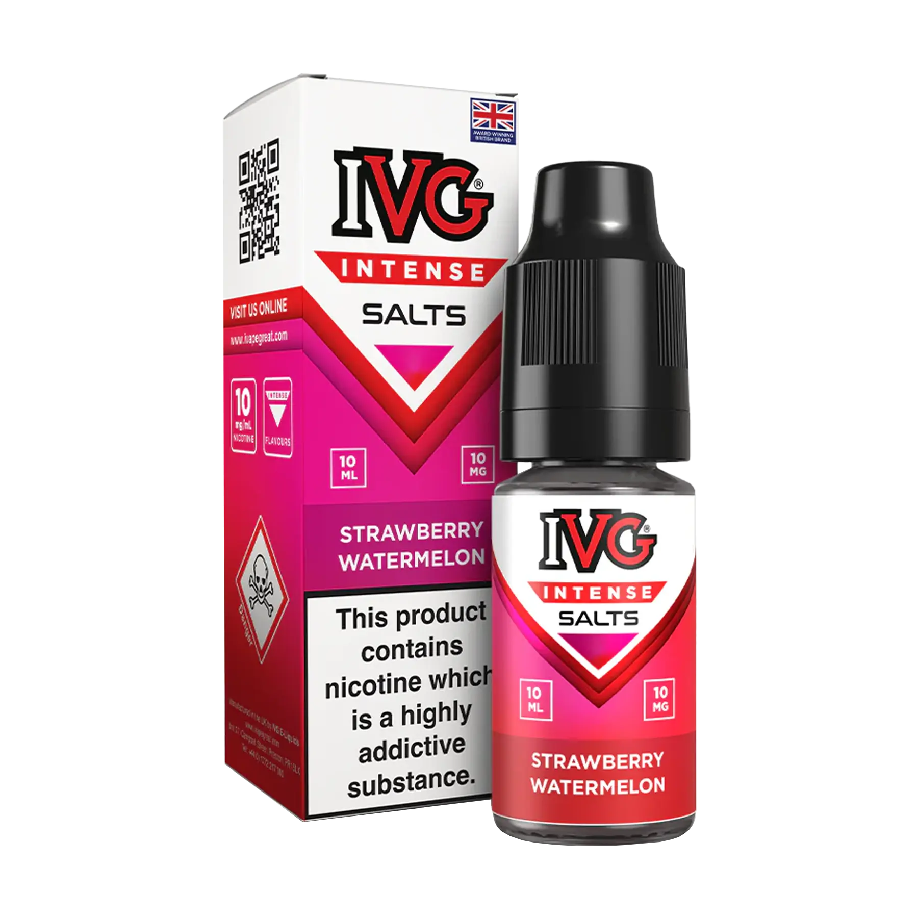 IVG Intense 10ml Nicotine Salt - Strawberry Watermelon
