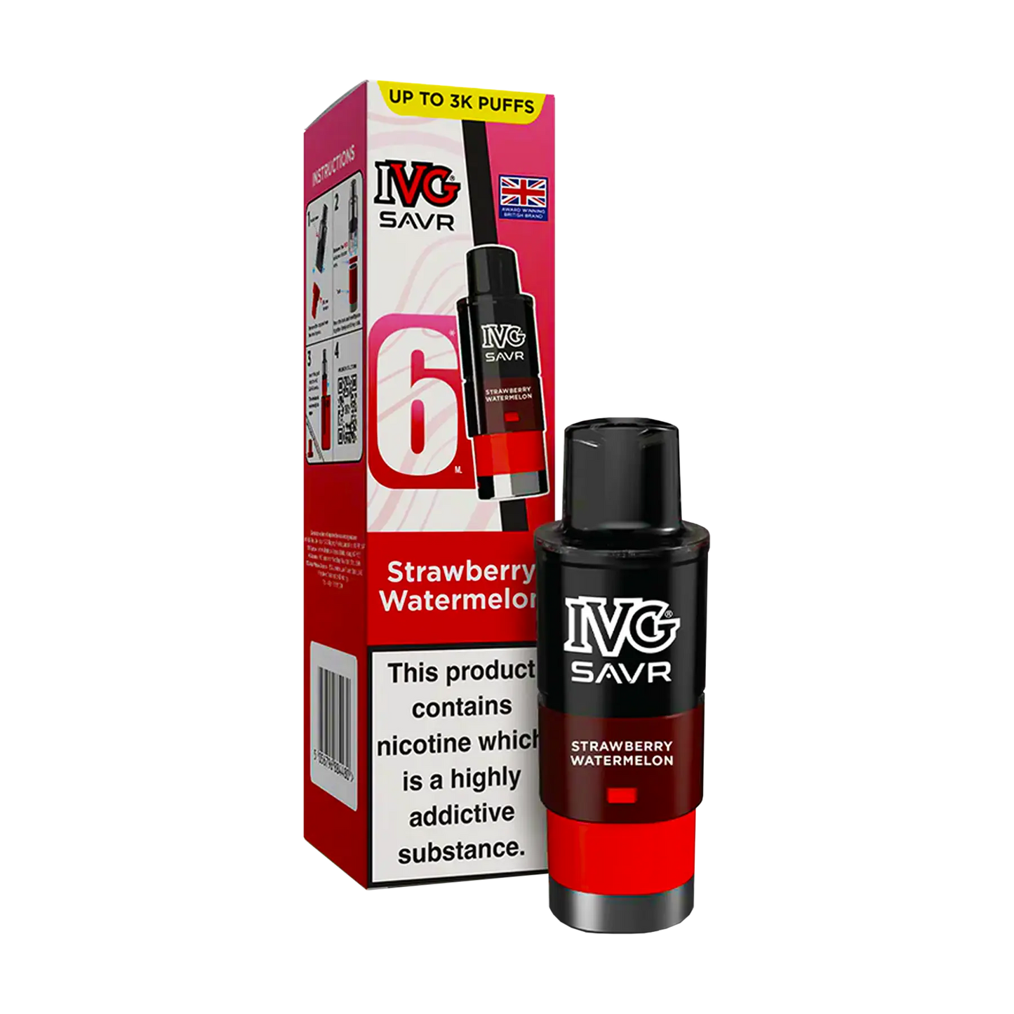 IVG Savr Replacement Pods - Strawberry Watermelon