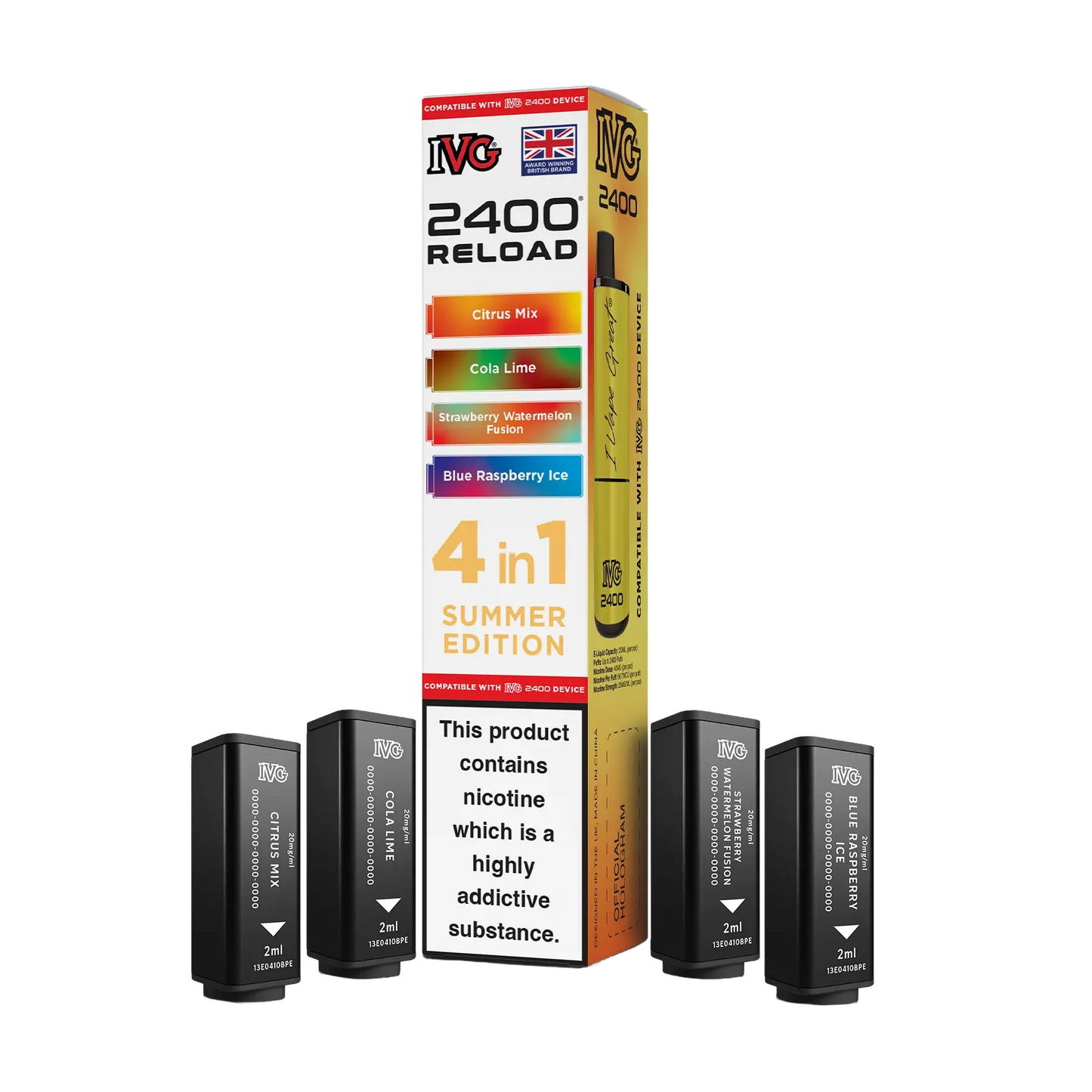 IVG 2400 Replacement Pre-Filled Pods