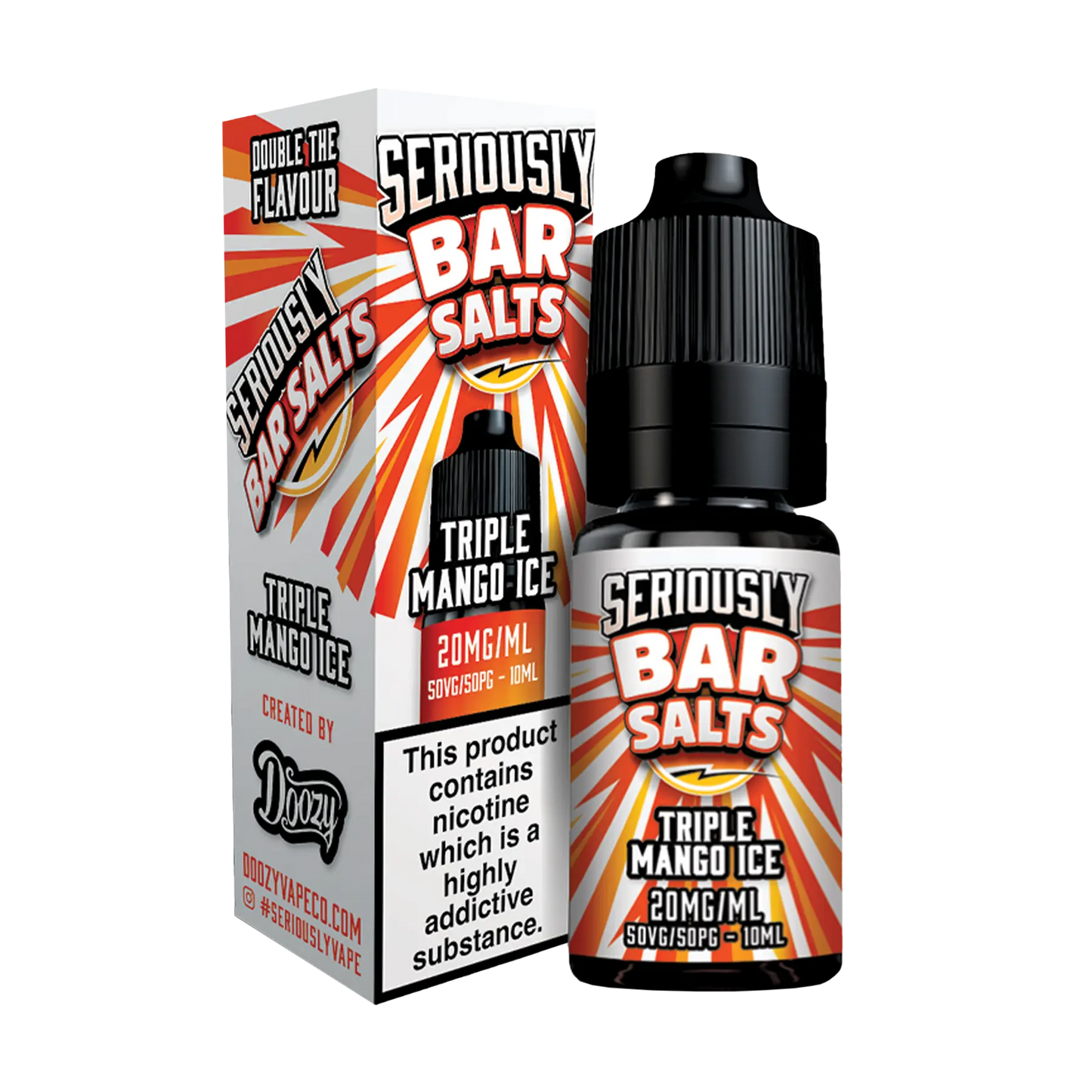 Doozy Seriously Bar Salts 10ml E Liquid Nicotine Salt