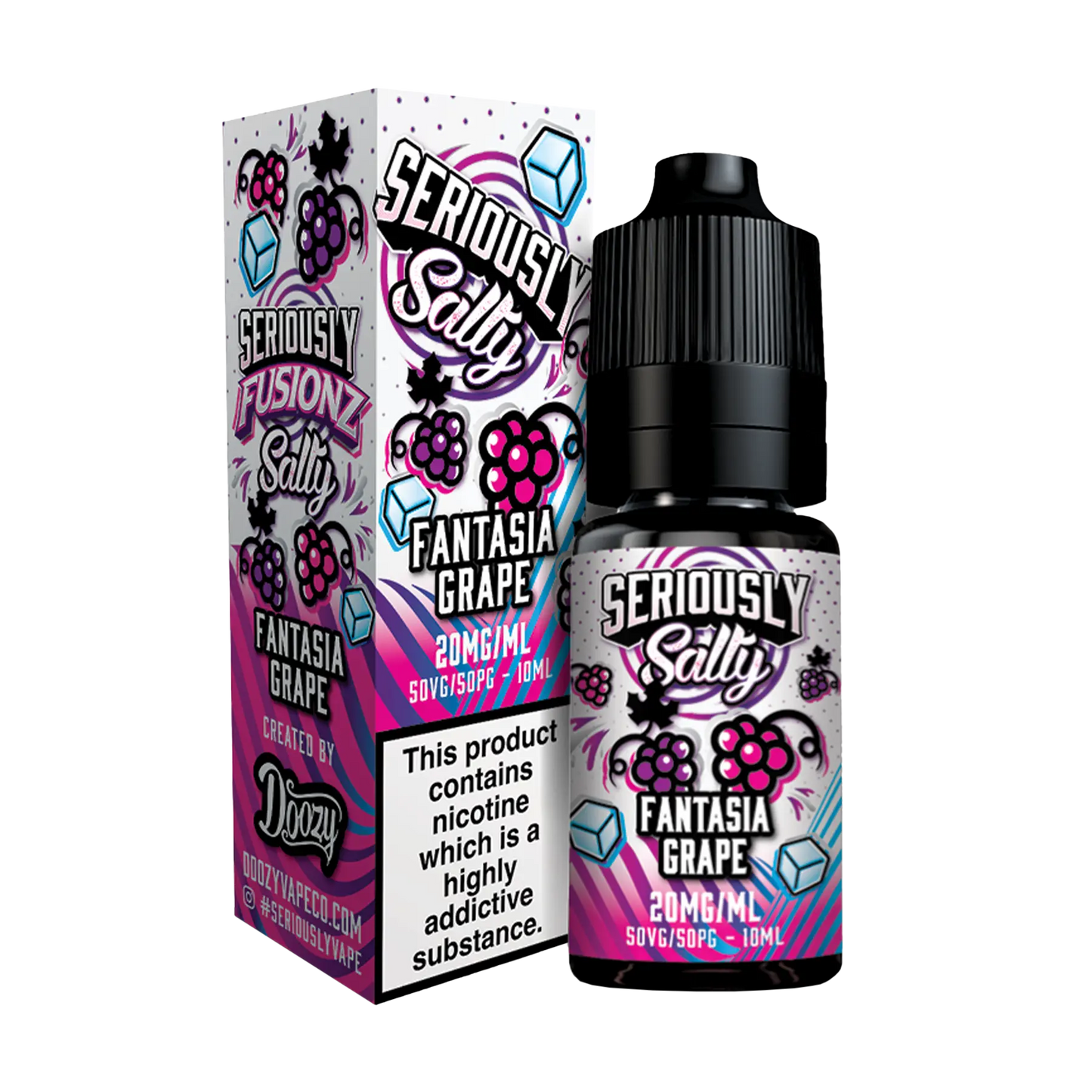Doozy Seriously Fusionz 10ml Nicotine Salt - Fantasia Grape