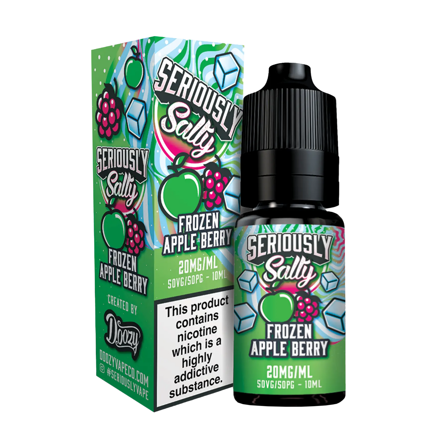 Doozy Seriously Salty 10ml Nicotine Salt - Frozen Apple Berry
