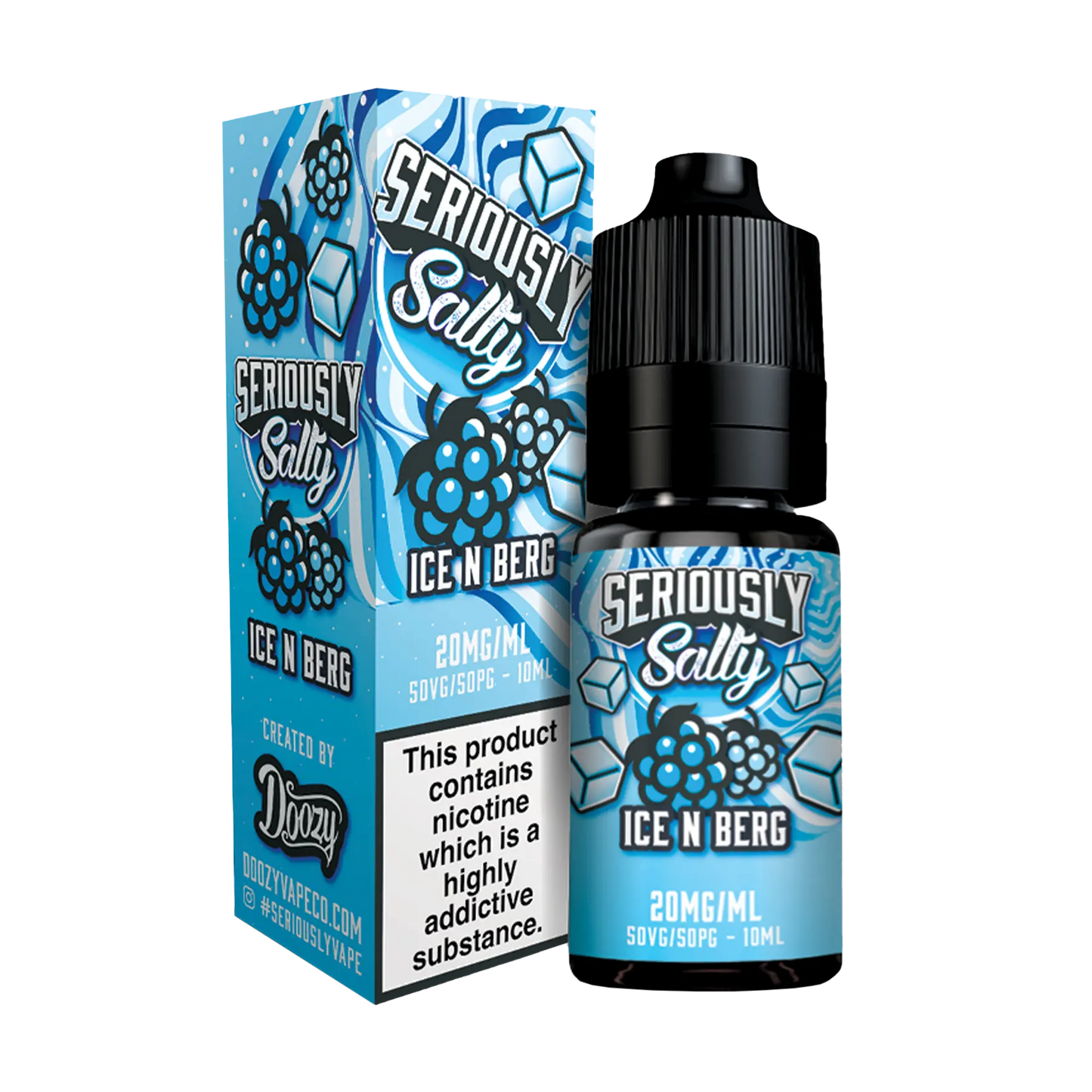 Doozy Seriously Salty 10ml Nicotine Salt - Ice N Berg