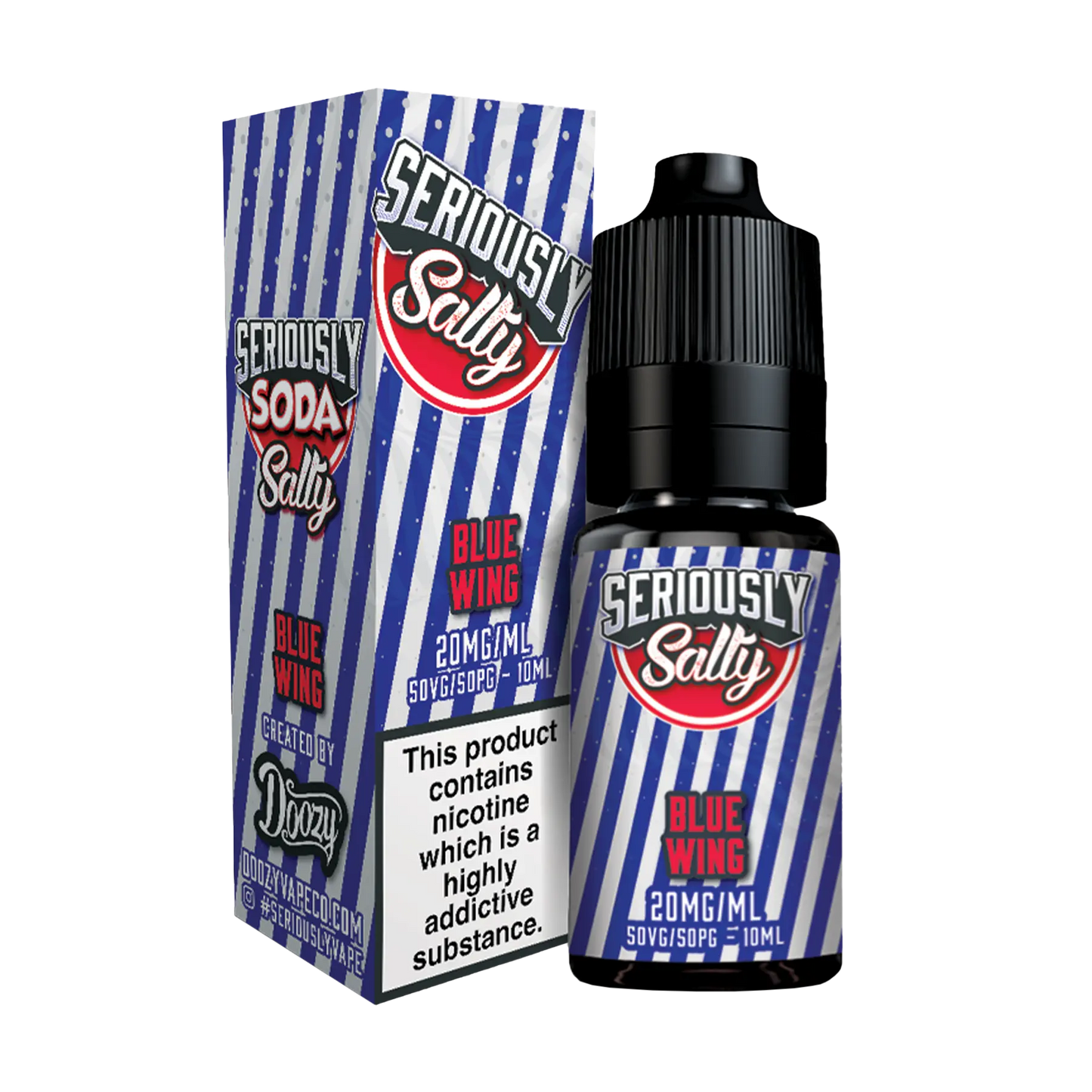 Doozy Seriously Soda 10ml Nicotine Salt - Blue Wing