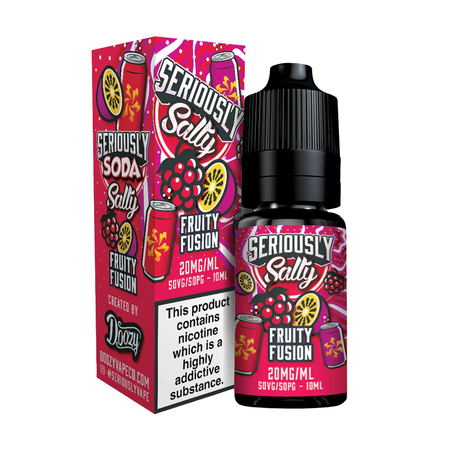 Doozy Seriously Soda 10ml Nicotine Salt - Fruity Fusion