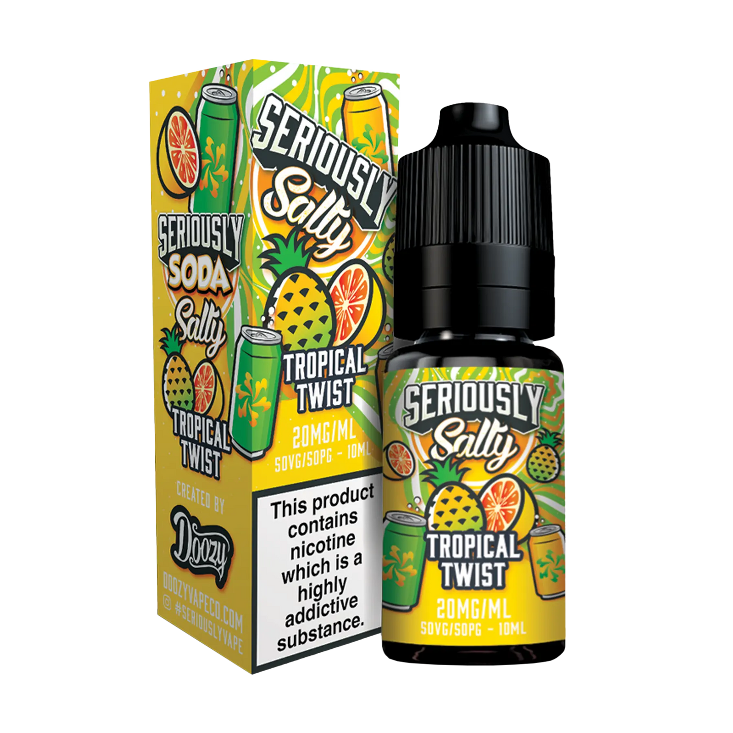 Doozy Seriously Soda 10ml Nicotine Salt - Tropical Twist