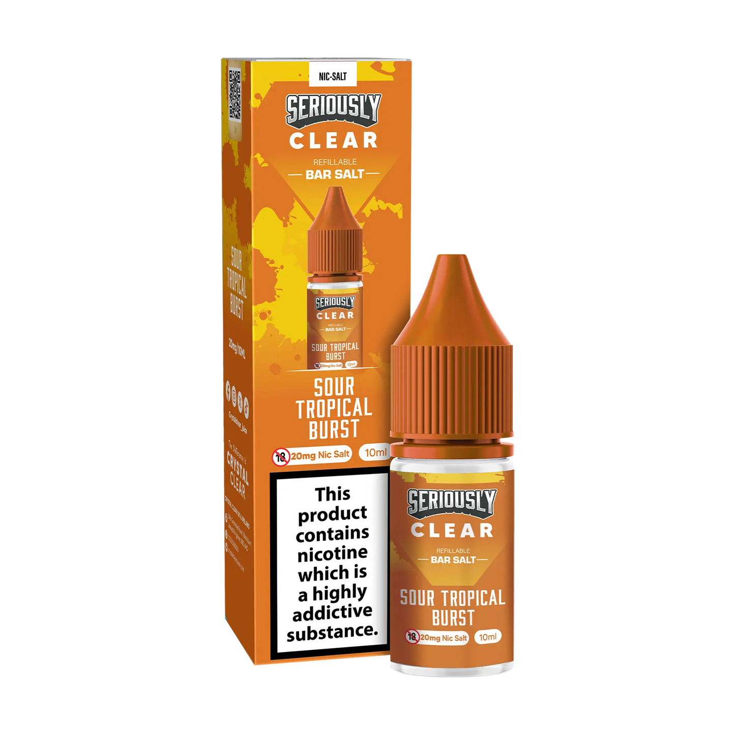 Doozy Seriously Clear 10ml Nicotine Salt - Sour Tropical Burst