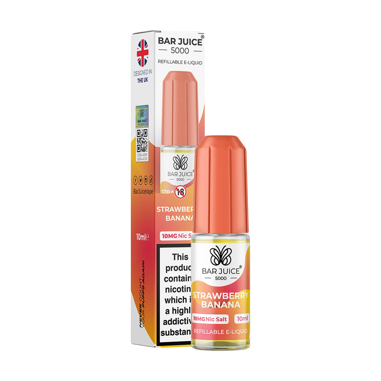 Bar Juice 5000 10ml E Liquid Nicotine Salt