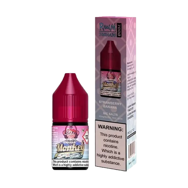 R&M 10ml Nicotine Salt - Strawberry Banana