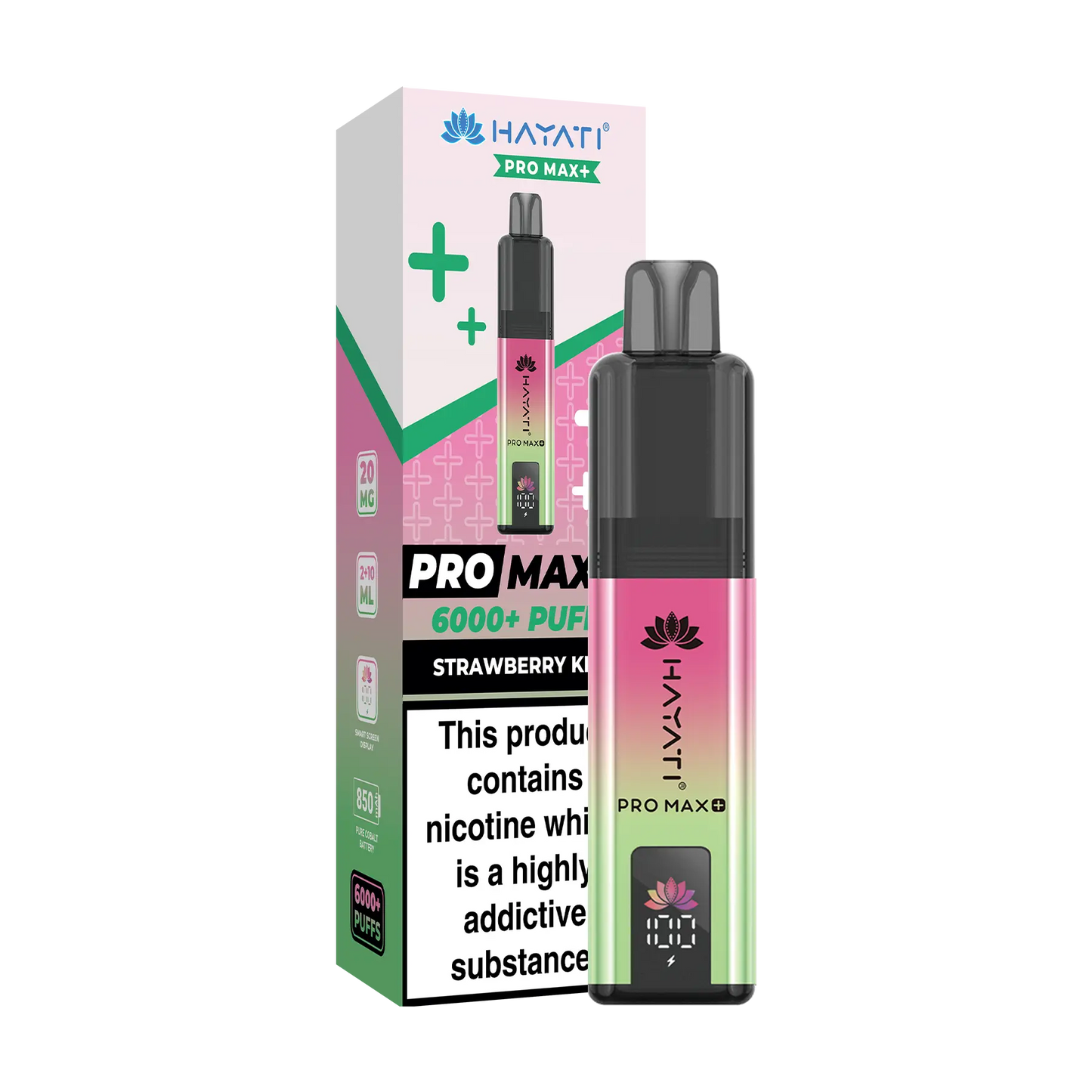 Hayati Pro Max+ 6000 Prefilled Vape Kit - Strawberry Kiwi