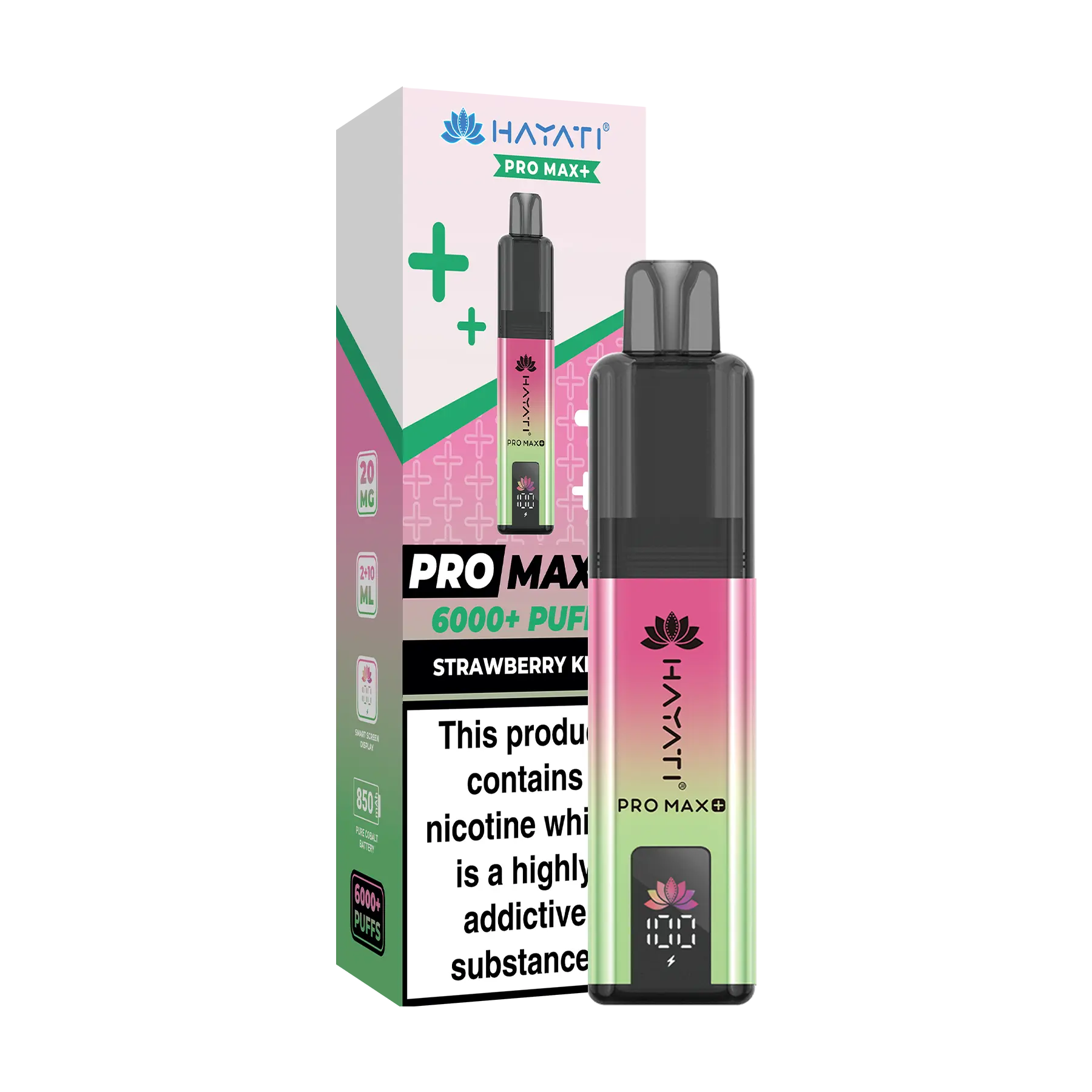 Hayati Pro Max+ 6000 Prefilled Vape Kit - Strawberry Kiwi