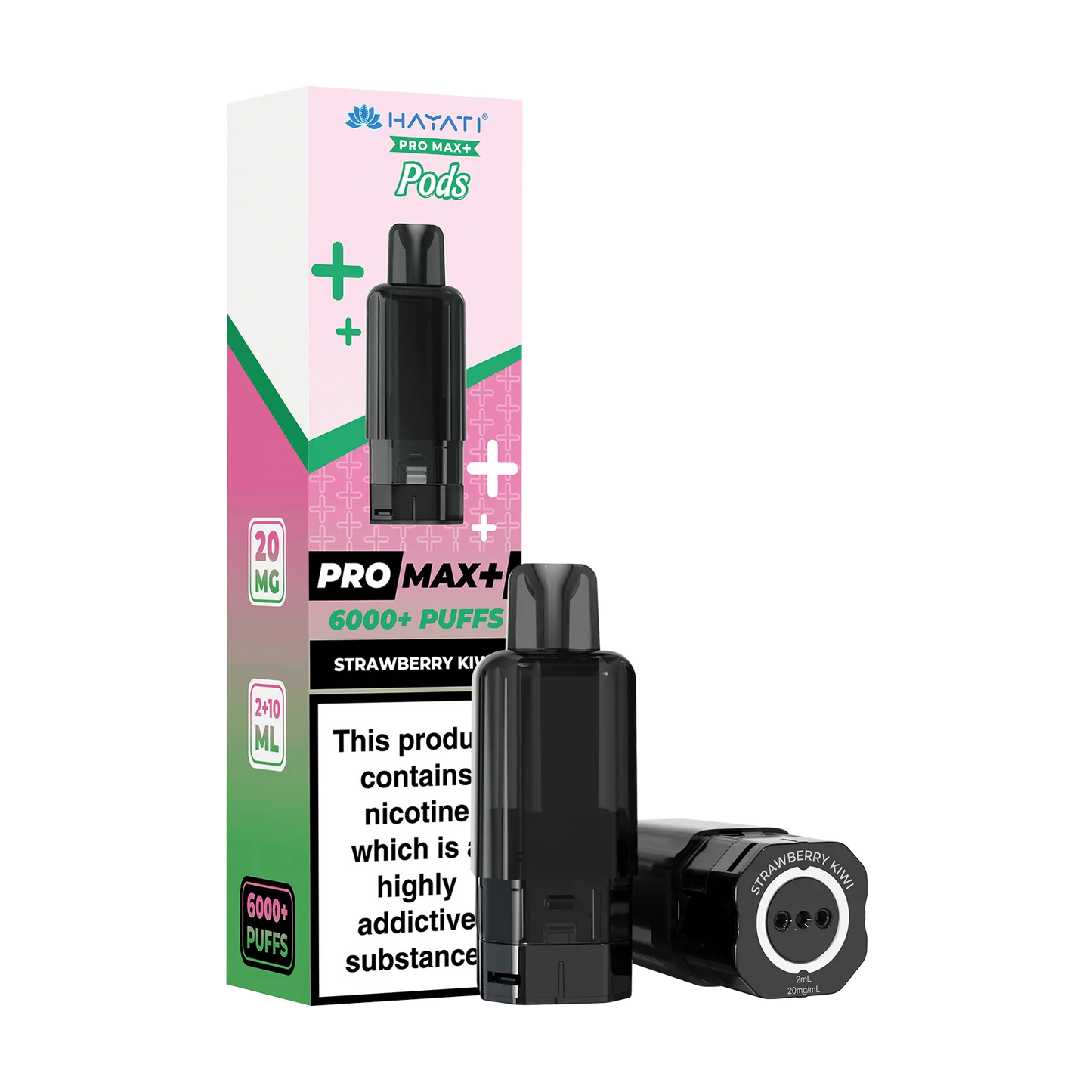 Hayati Pro Max+ 6000 Replacement Pods - Strawberry Kiwi