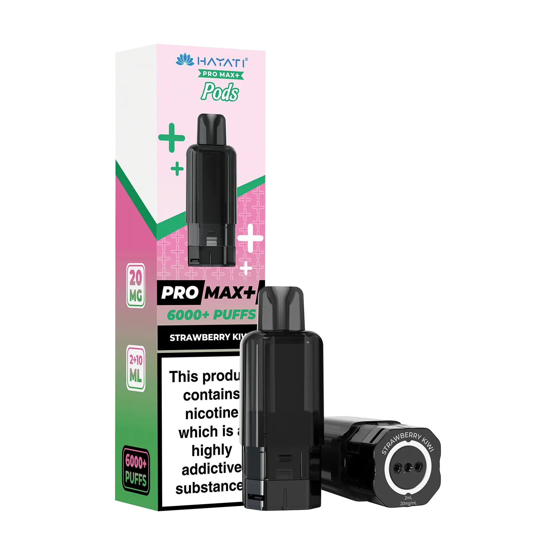 Hayati Pro Max+ 6000 Replacement Pods - Strawberry Kiwi