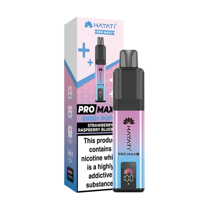 Hayati Pro Max+ 6000 Prefilled Vape Kit - Strawberry Raspberry Blueberry 