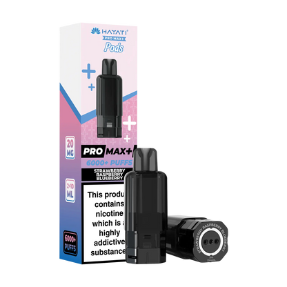 Hayati Pro Max+ 6000 Replacement Pods - Strawberry Raspberry Blueberry