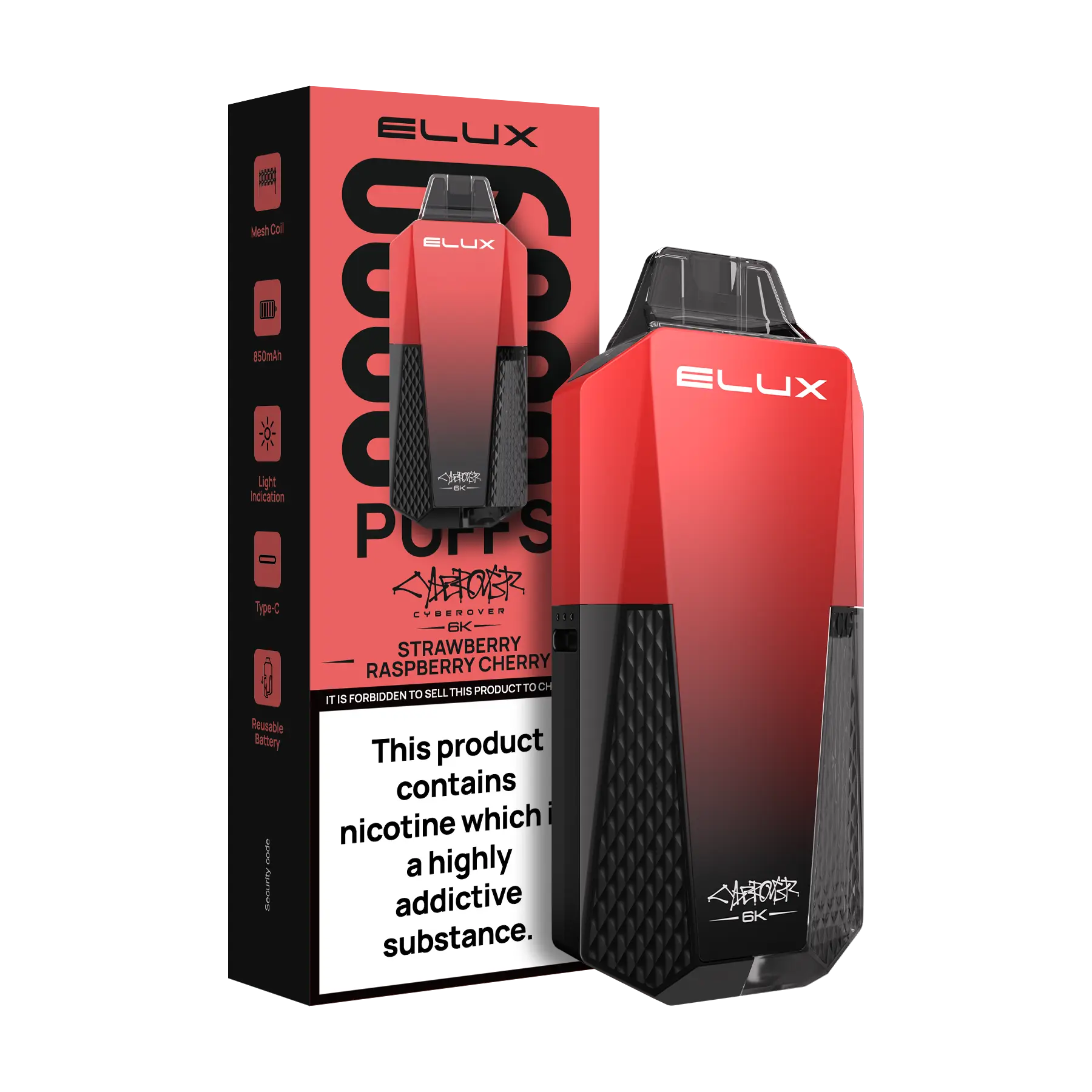 Elux Cyberover 6K Prefilled Vape Kit
