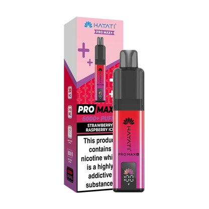 Hayati Pro Max+ 6000 Prefilled Vape Kit - Strawberry Raspberry Ice