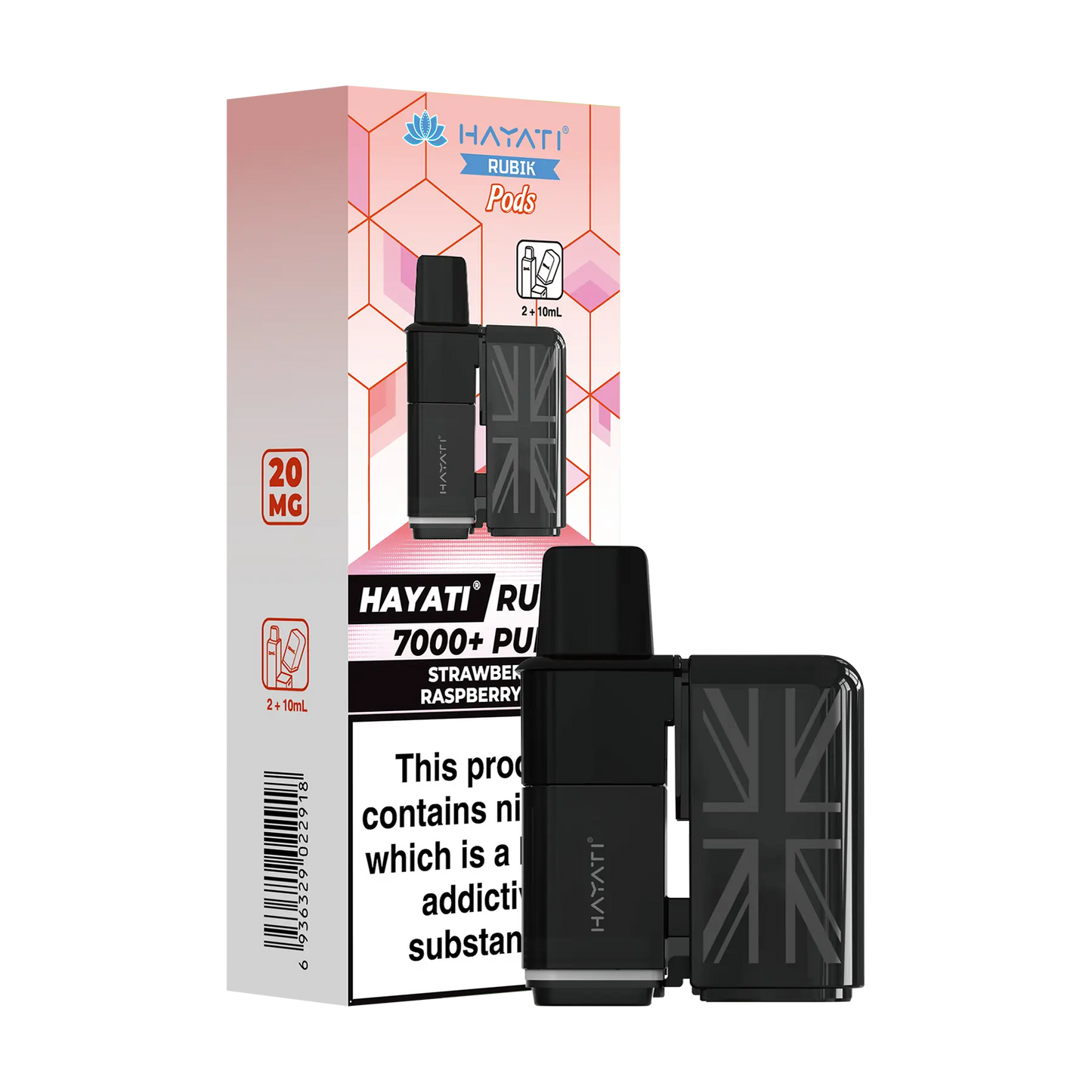 Hayati Rubik Replacement Pods - Strawberry Raspberry Ice