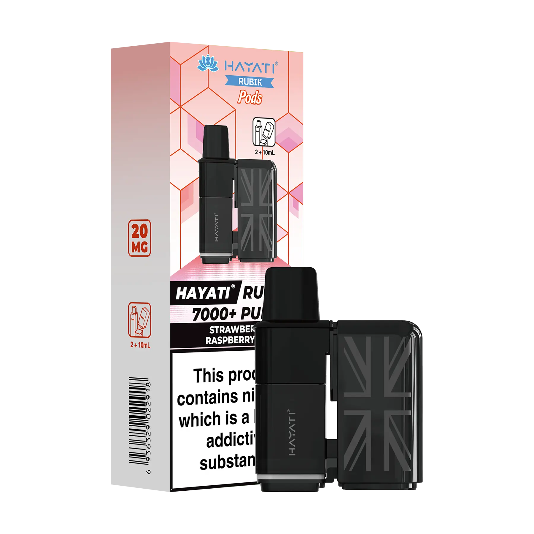 Hayati Rubik Replacement Pods - Strawberry Raspberry Ice