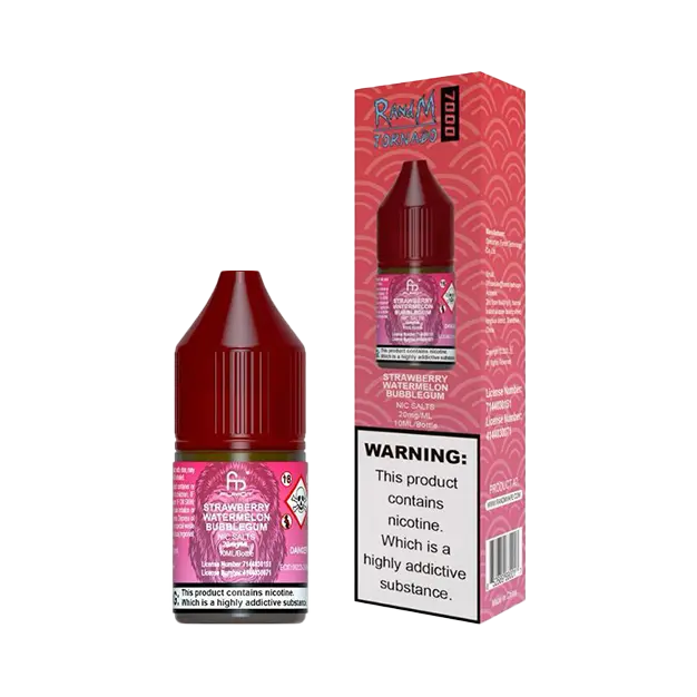 R&M 10ml Nicotine Salt - Strawberry Watermelon Bubblegum