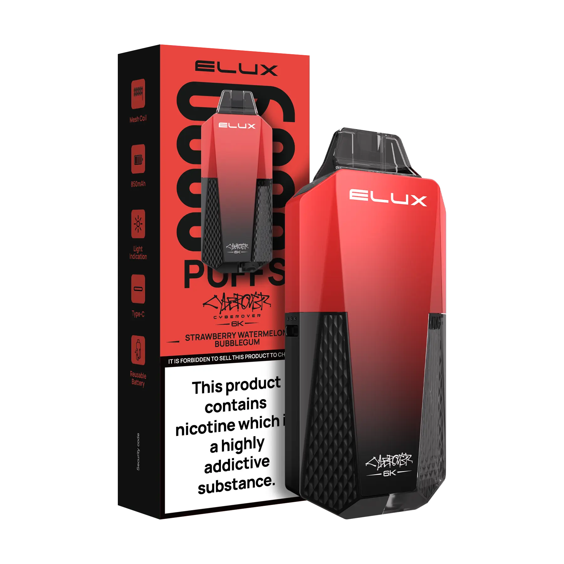 Elux Cyberover 6K Prefilled Vape Kit