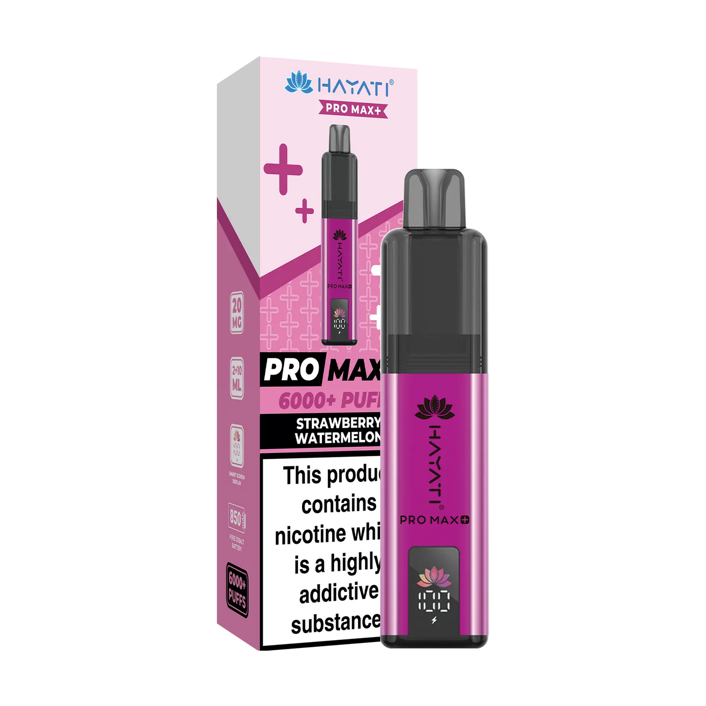 Hayati Pro Max+ 6000 Prefilled Vape Kit - Strawberry Watermelon